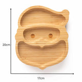 Bamboo Santa Claus Suction Plate