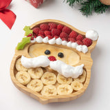 Bamboo Santa Claus Suction Plate