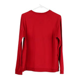 Liu Jo Graphic Sweatshirt - Medium Red Cotton Blend
