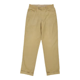Burberry Trousers - 29W UK 10 Beige Cotton