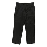 Carlo Pignatelli Trousers - 33W 29L Black Acetate