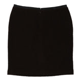 Yves Saint Laurent Mini Skirt - 38W UK 18 Brown Wool Blend