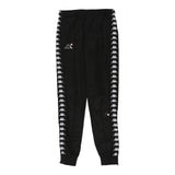 Age 16 Kappa Tracksuit - XL Black Polyester