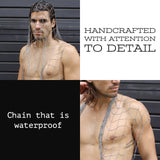 Caged Chain XL Scarf 33"