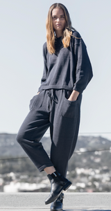 Mimi Hand-Loomed Knit Set - Graphite