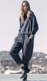 Mimi Hand-Loomed Knit Set - Graphite