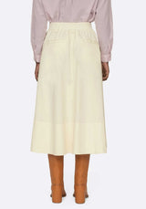 Skirt Ss24-042 Cream