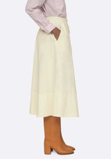 Skirt Ss24-042 Cream