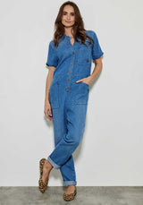 Denim Jumpsuit 90160eliane Blue