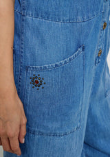 Denim Jumpsuit 90160eliane Blue