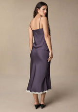 Skirt Salia Aubergine