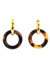 Earring Beatrice Boucles Brown