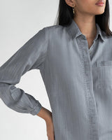 Shades of Everyday Top in Stone Grey