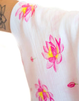 Organic Swaddle Set - Enchanted Garden (Magical Lotus & Flower Bud)