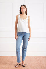 Iris Camisole in Sugar White