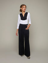 PYRAMID | Wide Leg Palazzo Suiting Trousers