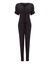 ACER | Draw-String Silk Jumpsuit
