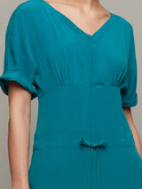 ACER | Draw-String Silk Jumpsuit