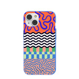 Electric Blue Tangerine Mix iPhone 14/16e Case