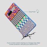 Electric Blue Tangerine Mix Google Pixel 7a Case