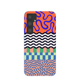 Electric Blue Tangerine Mix Samsung Galaxy S24+(Plus) Case