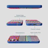 Electric Blue Tangerine Mix Samsung Galaxy S24 Case