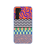 Electric Blue Tangerine Mix Samsung Galaxy S25+(Plus) Case