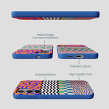 Electric Blue Tangerine Mix Samsung Galaxy S25+(Plus) Case