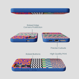 Electric Blue Tangerine Mix Samsung Galaxy S25 Case