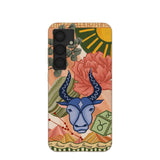 Seashell Taurus Bull Samsung Galaxy S25 Case