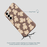 Chocolate Brown Teddy Love Samsung Galaxy S23+(Plus) Case