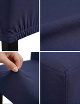 Anyseat Navy Chair Cover – Waterproof Elastic Slipcover with Anti‑Dirt Protection for Dining Room, Kitchen, Wedding, Hotel, Banquet & Restaurant