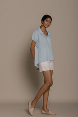 The Morning Coffee Summer Blue Shirt