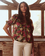 Blouse Ponder Top Hidden-Garden-Floral
