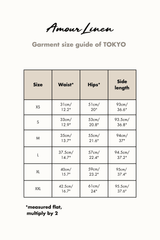 Tokyo wide linen pants in Matcha Green