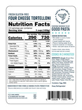 Fresh Gluten-Free Four Cheese Tortelloni (6-Pack)