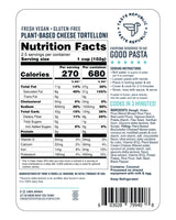 Fresh Vegan + Gluten-Free Plant-Based Cheese Tortelloni (6-Pack)