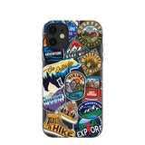 Black Trail Stickers iPhone 11 Case