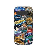 Black Trail Stickers Google Pixel 9/9 Pro Case