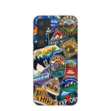 Black Trail Stickers Samsung Galaxy S24+(Plus) Case