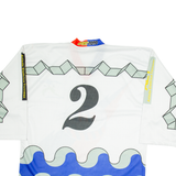 INTERHOCKEY Mens Jersey White Long Sleeve V-Neck XL