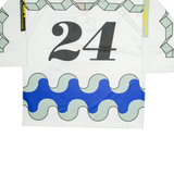 INTERHOCKEY Mens Jersey White Long Sleeve V-Neck 2XL