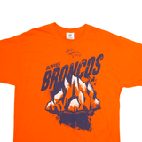NFL Denver Broncos Mens T-Shirt Orange USA L