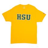 CHAMPION HSU Mens T-Shirt Yellow L