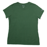 CHAMPION Womens T-Shirt Green L