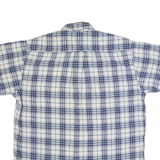 TOMMY HILFIGER Mens Shirt Cream Linen Check M