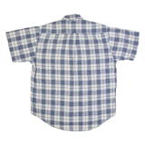 TOMMY HILFIGER Mens Shirt Cream Linen Check M