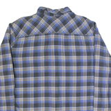 THE NORTH FACE Mens Shirt Blue Check Long Sleeve XL