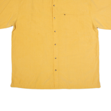 THE NORTH FACE Mens Shirt Yellow Check XL