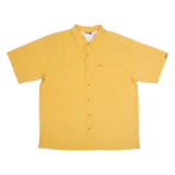THE NORTH FACE Mens Shirt Yellow Check XL